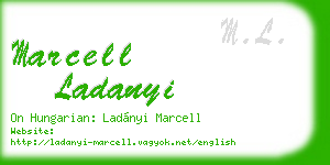 marcell ladanyi business card
