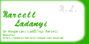 marcell ladanyi business card